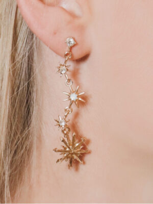 Diamond Stars Earrings
