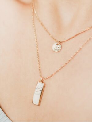 Double Pendant Necklace